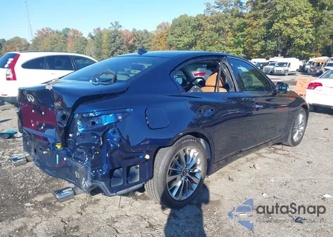 2024 Infiniti Q50 Luxe z USA, uszkodzony, nr VIN JN1EV7BPXRM601726